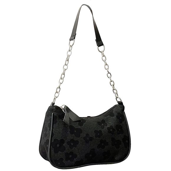 Floral Pattern Chain Strap Shoulder Bags Casual Hobo Hand Bag Clutch :< - Picture 1 of 8
